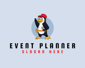 Bird - Cute Maintenance Penguin logo design