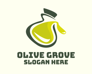 Olive - Olive Oil Bottle logo design