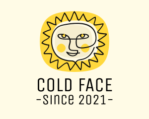 Happy Sun Face logo design