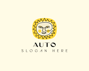 Swimwear - Happy Sun Face logo design