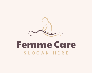 Masseuse Care Wellness logo design