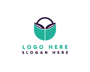 Sustainable - Eco Organic Leaf logo design