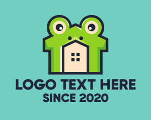 Illustration - Green Frog House logo design