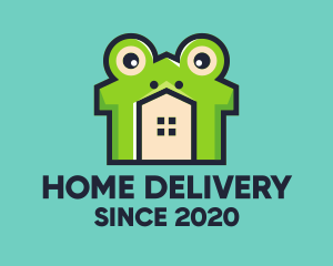 Green Frog House logo design