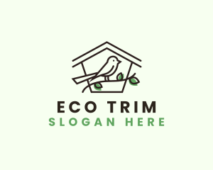 Bird House Eco logo design