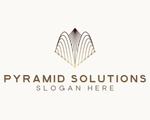 Pyramid - Creative Pyramid Architecture logo design