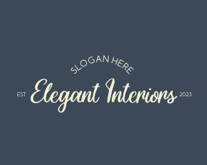 Vintage Cursive Business logo design