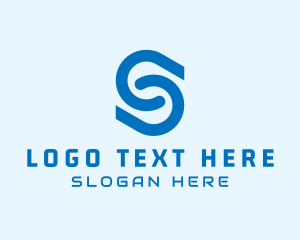 Gaming - Online Network Letter S logo design