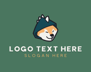 Shiba Inu - Cool Dog Hoodie logo design