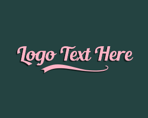 Lettering - Feminine Boutique Fashion logo design