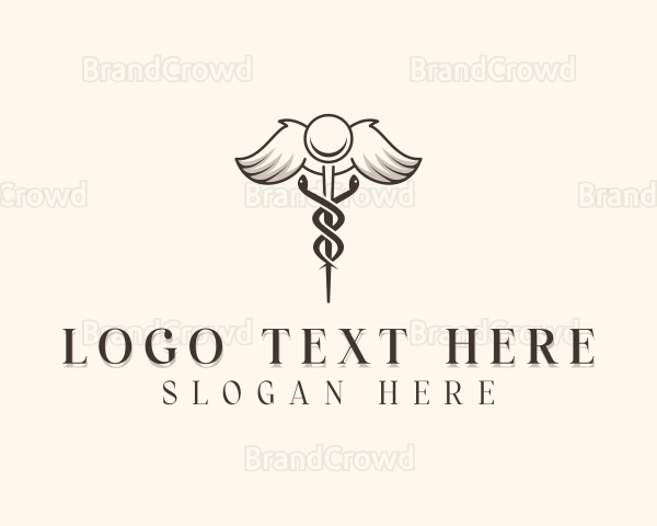 Medical Healthcare Caduceus Logo