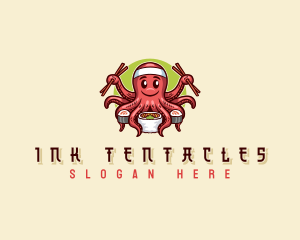 Octopus Sushi Restaurant logo design