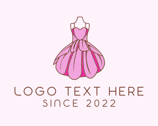 Feminine Fashion Dress logo design