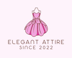 Dress - Feminine Fashion Dress logo design