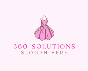 Feminine Fashion Dress logo design