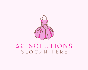 Feminine Fashion Dress logo design