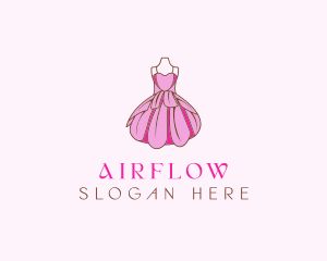 Feminine Fashion Dress logo design