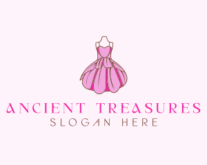 Feminine Fashion Dress logo design