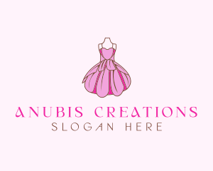 Feminine Fashion Dress logo design