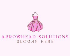 Feminine Fashion Dress logo design