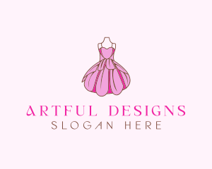 Feminine Fashion Dress logo design