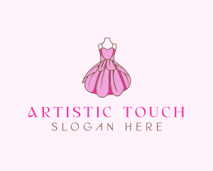 Feminine Fashion Dress logo design