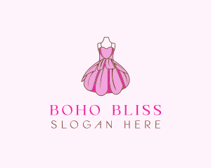 Feminine Fashion Dress logo design