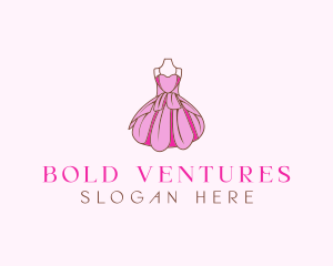 Feminine Fashion Dress logo design