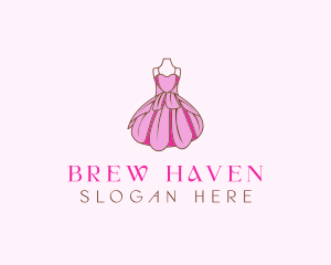 Feminine Fashion Dress logo design