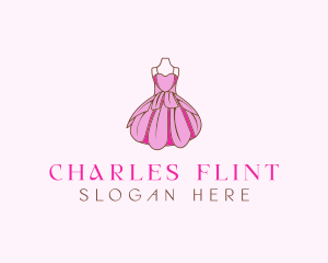 Feminine Fashion Dress logo design