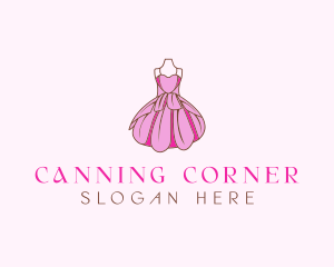 Feminine Fashion Dress logo design