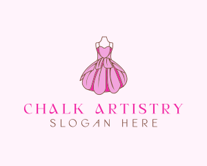 Feminine Fashion Dress logo design