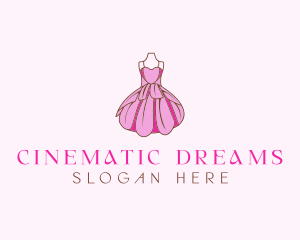 Feminine Fashion Dress logo design