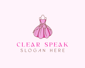 Feminine Fashion Dress logo design