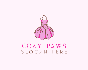 Feminine Fashion Dress logo design