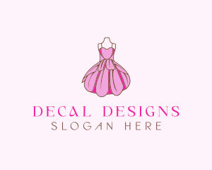 Feminine Fashion Dress logo design