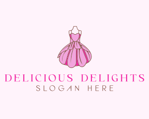 Feminine Fashion Dress logo design