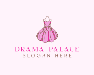 Feminine Fashion Dress logo design