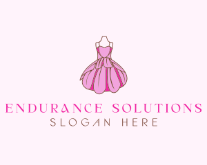 Feminine Fashion Dress logo design