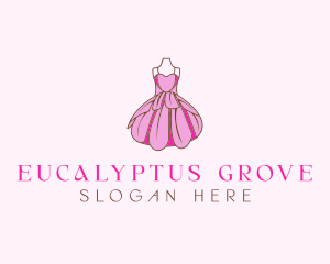 Feminine Fashion Dress logo design