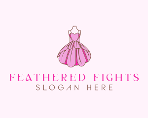 Feminine Fashion Dress logo design