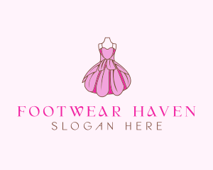 Feminine Fashion Dress logo design