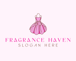 Feminine Fashion Dress logo design