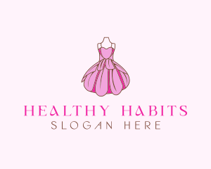 Feminine Fashion Dress logo design