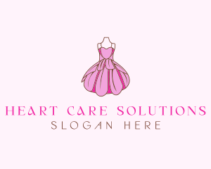 Feminine Fashion Dress logo design