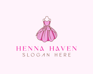 Feminine Fashion Dress logo design