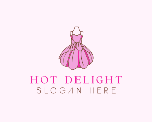 Feminine Fashion Dress logo design