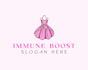 Feminine Fashion Dress logo design