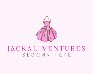 Feminine Fashion Dress logo design