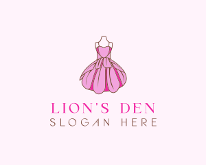 Feminine Fashion Dress logo design